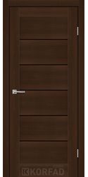 Межкомнатные двери RIVIERA, PVC Renolit Каштан Бурбон black